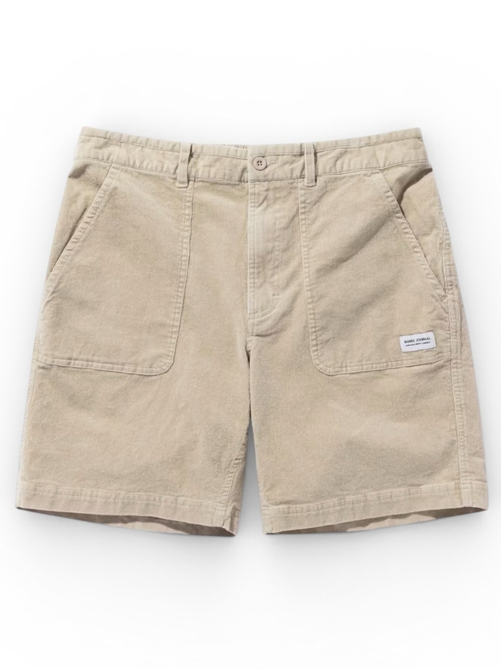 Banks Journal Khaki Colored Corduroy Walking Shorts